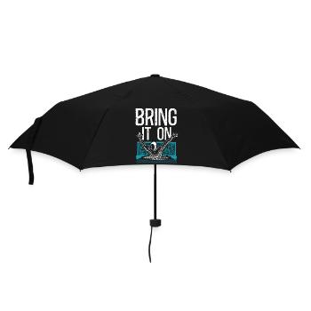Water Polo Vintage Bring It On - Regenschirm (klein) - Schwarz - Vorne