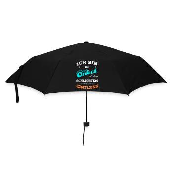 Onkel mit schlechtem Einfluss lustiges Bruder, - Regenschirm (klein) - Schwarz - Vorne
