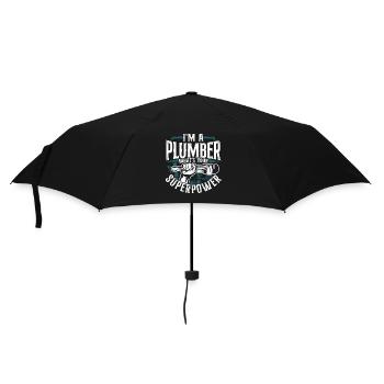 Plumbing Plumber Vintage I'm A - Regenschirm (klein) - Schwarz - Vorne