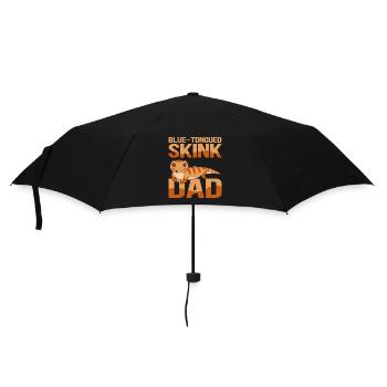 Bluetongued Skink Dad Blue Tongued Skink Gift - Umbrella (small) - black - Front