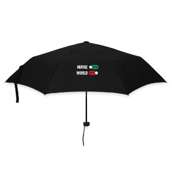 Nurse on World off Nursing Doctor - Regenschirm (klein) - Schwarz - Vorne