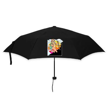 Sloth Mountain Mountains Mountain Peaks - Umbrella (small) - black - Front