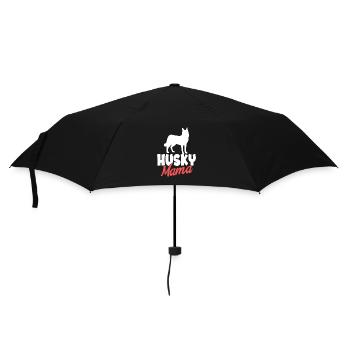 Husky Dog Dog Propriétaire de chien - Parapluie standard - noir - Devant