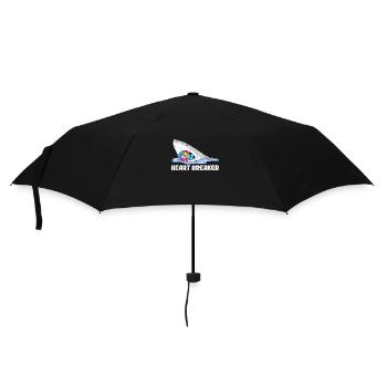 Saint-Valentin Requin Heartbreaker Drôle de cœurs Requins - Parapluie standard - noir - Devant