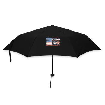 Washington, Madison 4. Juli Helden - Regenschirm (klein) - Schwarz - Vorne
