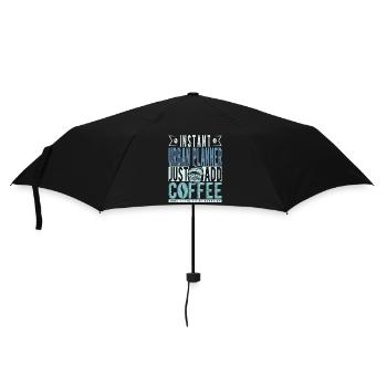Slogan du café urbaniste - Parapluie standard - noir - Devant