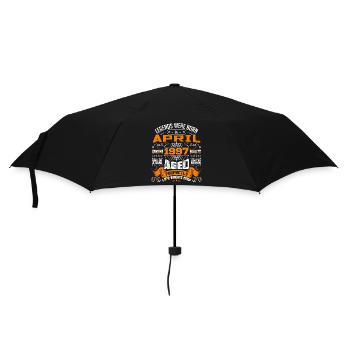 Legends Were Born In April 1997 | vintage - Parapluie standard - noir - Devant