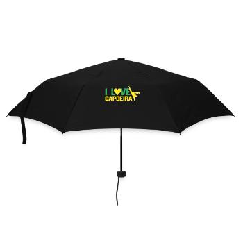 Capoeira Cadeau Brésil Arts Martiaux Capoeira - Parapluie standard - noir - Devant