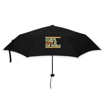 Croire qu’il y a du bien dans le monde - Parapluie standard - noir - Devant