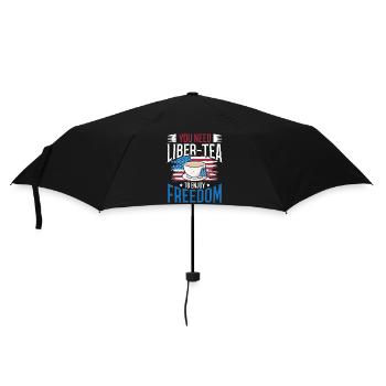 They need Liber-tea to enjoy the freedom of the 4th century. - Umbrella (small) - black - Front