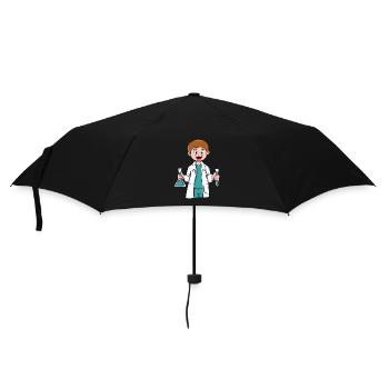 Kleiner Forscher - Regenschirm (klein) - Schwarz - Vorne