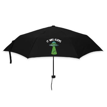 Leg surgery wheelchair lost leg - Umbrella (small) - black - Front