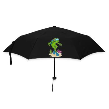 Plongeon de plongée de nage - Parapluie standard - noir - Devant