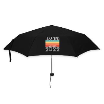 Limited Edition Retro 2022 - Regenschirm (klein) - Schwarz - Vorne