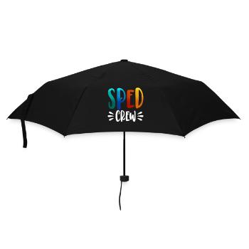 Sped Crew - Regenschirm (klein) - Schwarz - Vorne