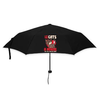 Cat RESCUE ANIMAL RIGHTS RESCUE Cat ADOPTION - Umbrella (small) - black - Front