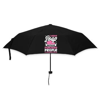 Soap Making Gift Homemade Soap Maker - Umbrella (small) - black - Front