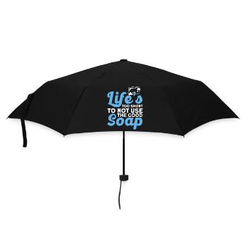 Soap Making Gift Homemade Soap Maker - Umbrella (small) - black - Front