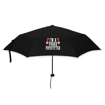 Pipefitter I'm A Proud Pipefitter Loves Repair Man - Umbrella (small) - black - Front
