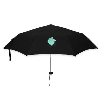 Rose Rouge Rose dessinée à la main - Parapluie standard - noir - Devant
