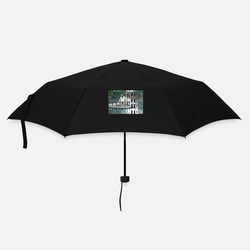 Badminton - Regenschirm (klein) - Schwarz