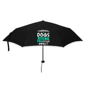 Chien de thérapie disant - Parapluie standard - noir - Devant