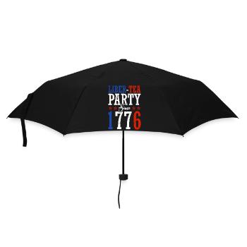 Liber-tea Party since 1776 July 4 - Umbrella (small) - black - Front