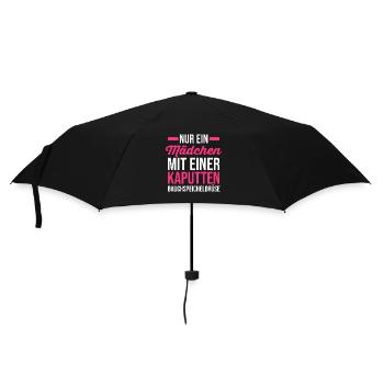 Diabetes Diabetiker - Regenschirm (klein) - Schwarz - Vorne