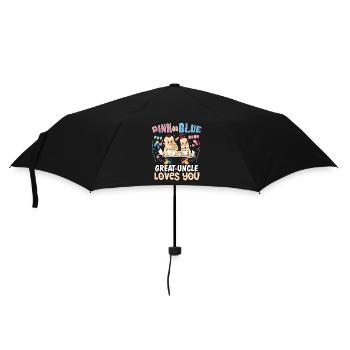 Pink or Blue Great-Uncle Loves You Best Uncle Ever - Umbrella (small) - black - Front