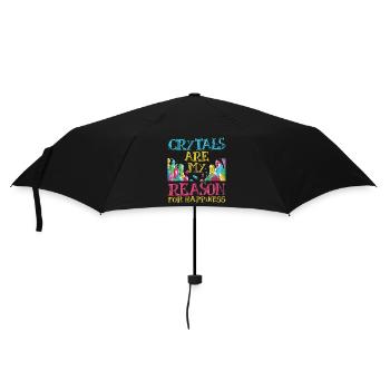 Crystal Healing Crystals and Stones - Umbrella (small) - black - Front