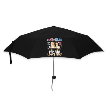 La patte de Pap rose ou bleue t’aime le meilleur grand-père de tous les temps - Parapluie standard - noir - Devant