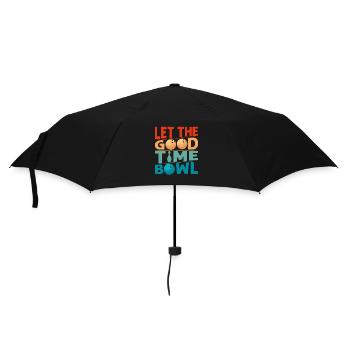 Let The Good Time Bowl Bowling StrikeTeam Player - Umbrella (small) - black - Front