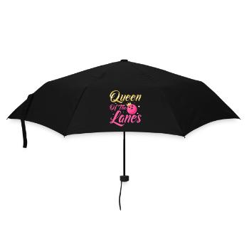 Queen Of The Lanes Team Player StrikeBowling - Umbrella (small) - black - Front