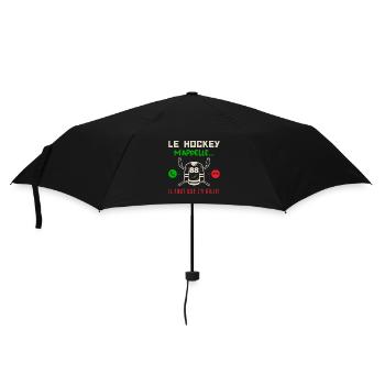 le hockey m'appelle il faut que j'y aille ! cadeau - Parapluie standard - noir - Devant
