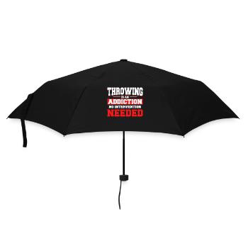 Discus Throw Discus Thrower Gift - Umbrella (small) - black - Front