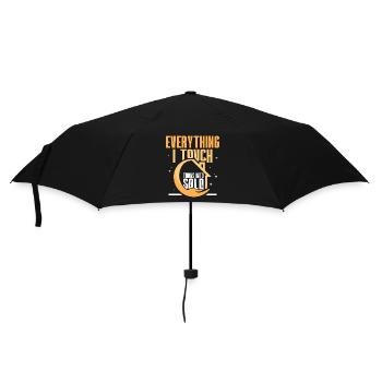 Everything I touch is sold houses brokers - Umbrella (small) - black - Front