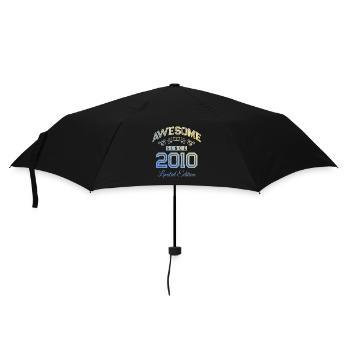 2010 awesome since - Umbrella (small) - black - Front
