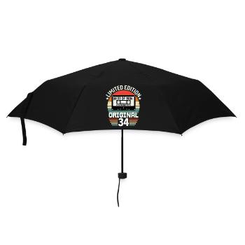 Limitierte Auflage des Besten des Originals von 1934 - Regenschirm (klein) - Schwarz - Vorne