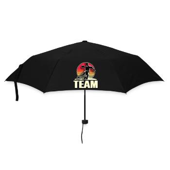 Handball Handballer Team - Umbrella (small) - black - Front