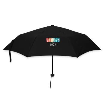 Birthday a legend was born in 1973 - Umbrella (small) - black - Front