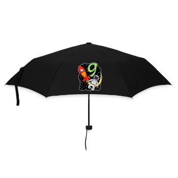 9e anniversaire - 9 ans Jeune astronaute - Parapluie standard - noir - Devant