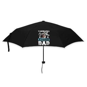 World's greatest Aussie dad - Umbrella (small) - black - Front
