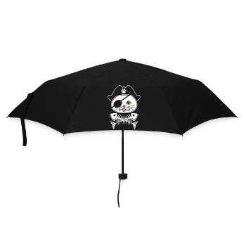 Pirate Cat - Umbrella (small) - black - Front