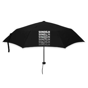 Sondeln - Regenschirm (klein) - Schwarz - Vorne