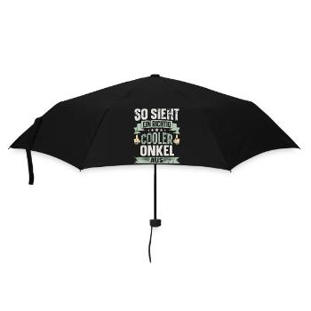 Onkel - Regenschirm (klein) - Schwarz - Vorne