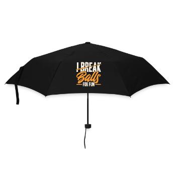Idée cadeau billard Billard Player Pool Snooker - Parapluie standard - noir - Devant