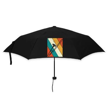Trombone Joueur de trombone Tromboniste - Parapluie standard - noir - Devant