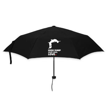 J’adore le saut en hauteur - Parapluie standard - noir - Devant