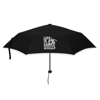 Petanque Boule Game Set Boccia - Umbrella (small) - black - Front