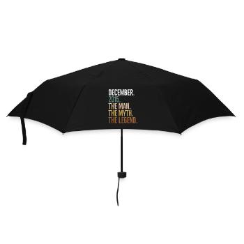 December 2015 The Man The Myth The Legend - Umbrella (small) - black - Front